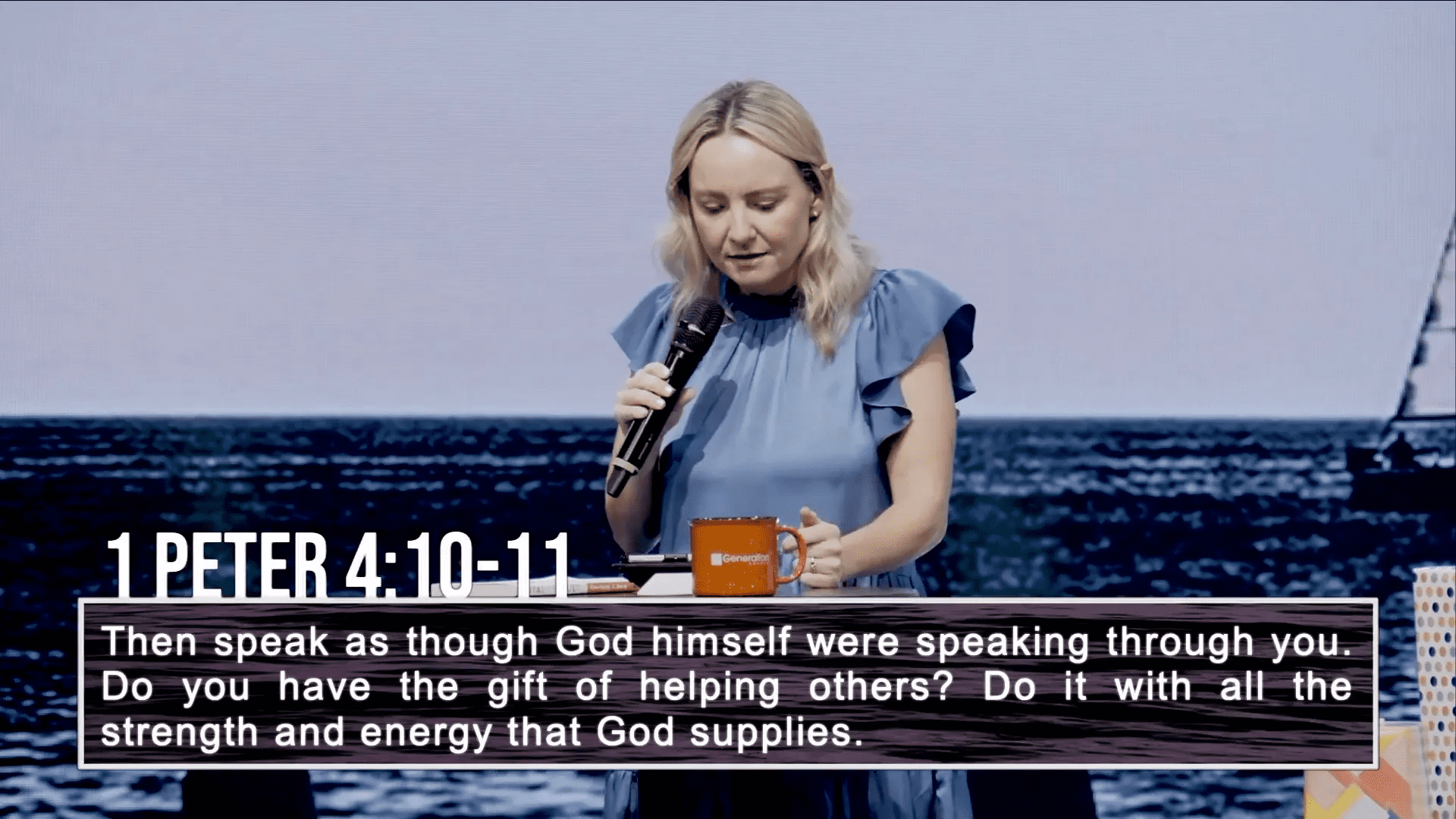 Serving others with strength